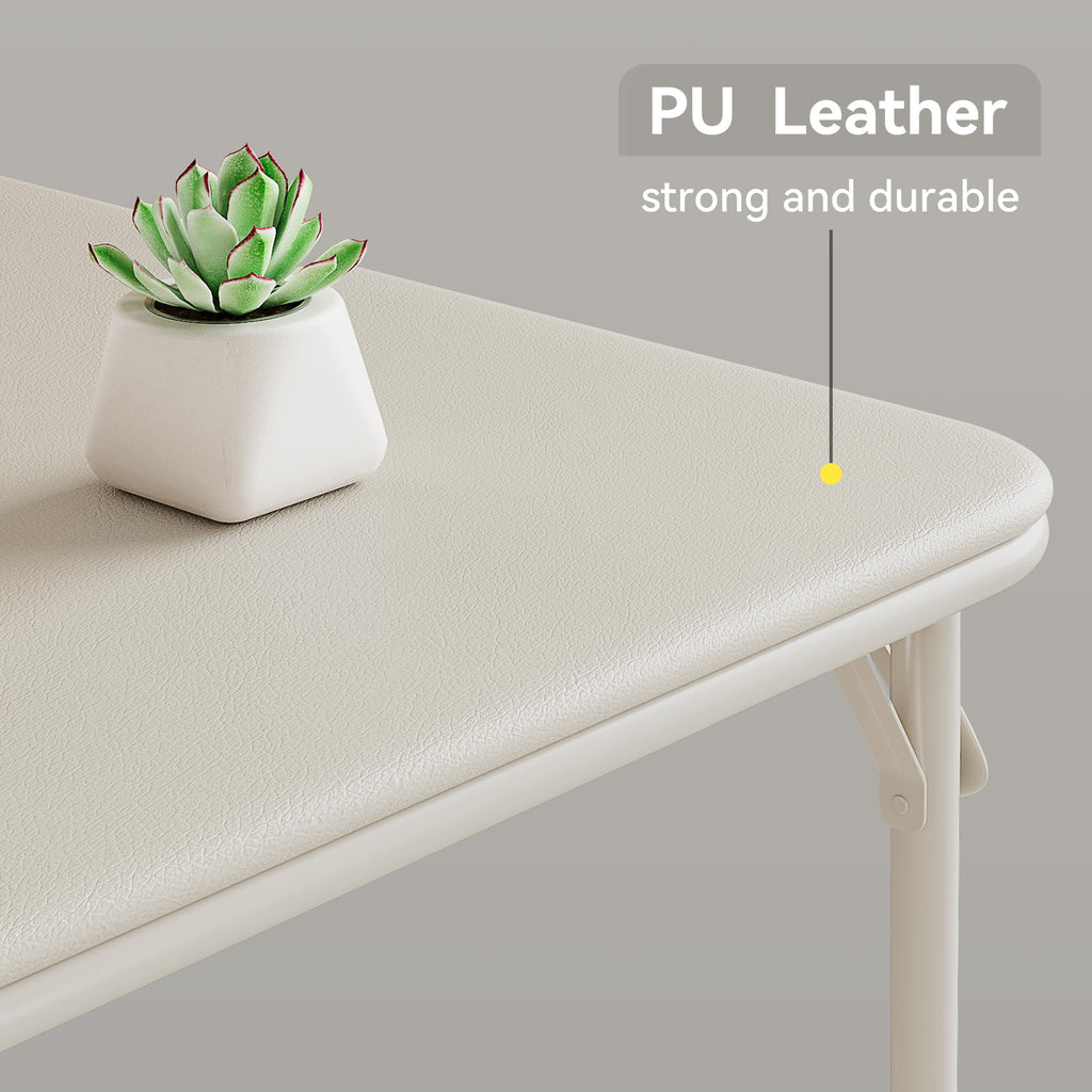 Beige Folding Card Table W970669