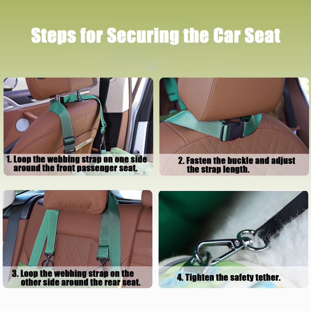 2-in-1 Dog Car Seat for Small Dogs M4128