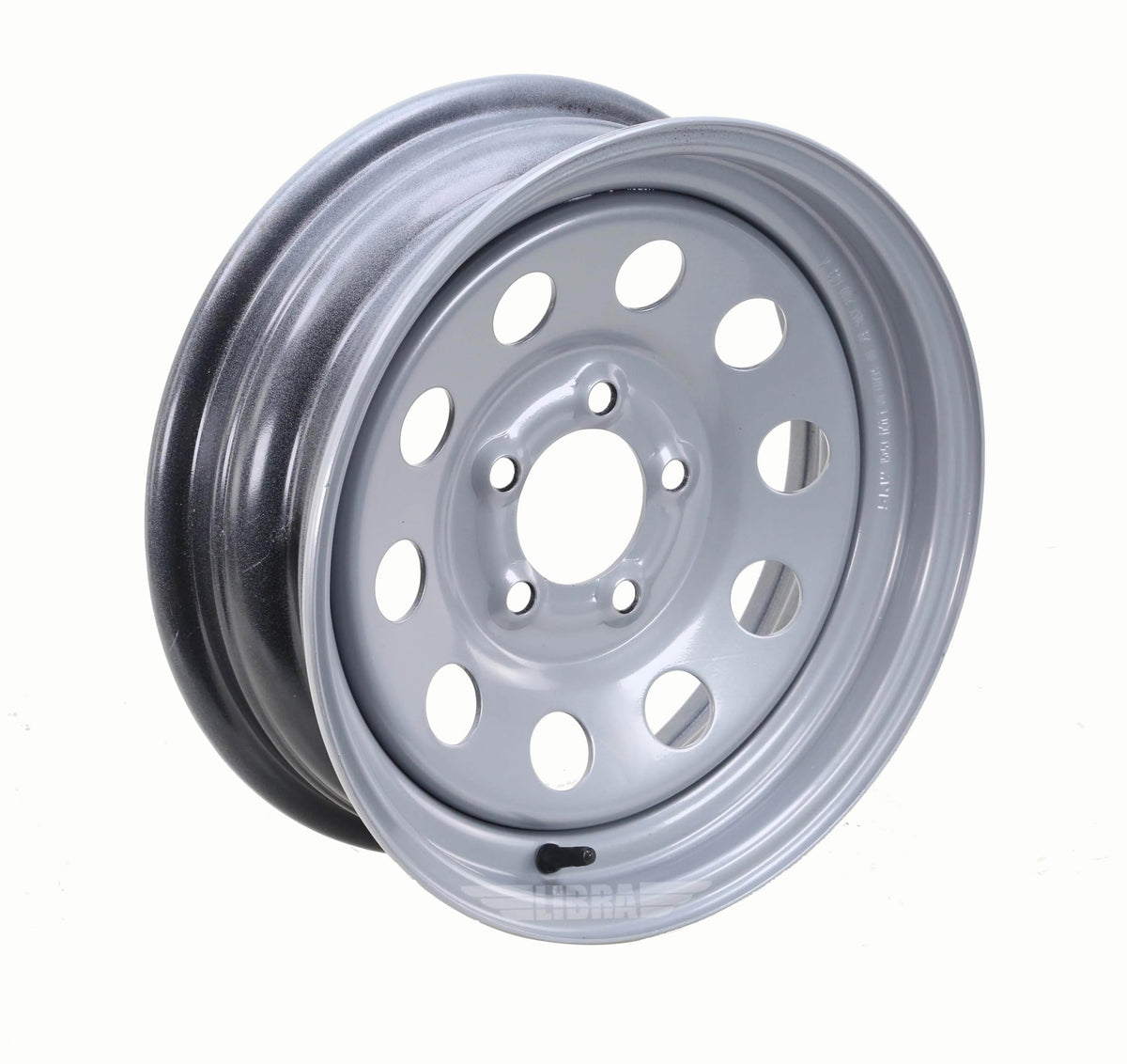 Trailer Tire Wheel ST205/75R15 8PR D 107M 5X4.5" PCD Silver Mod Rim Y7143