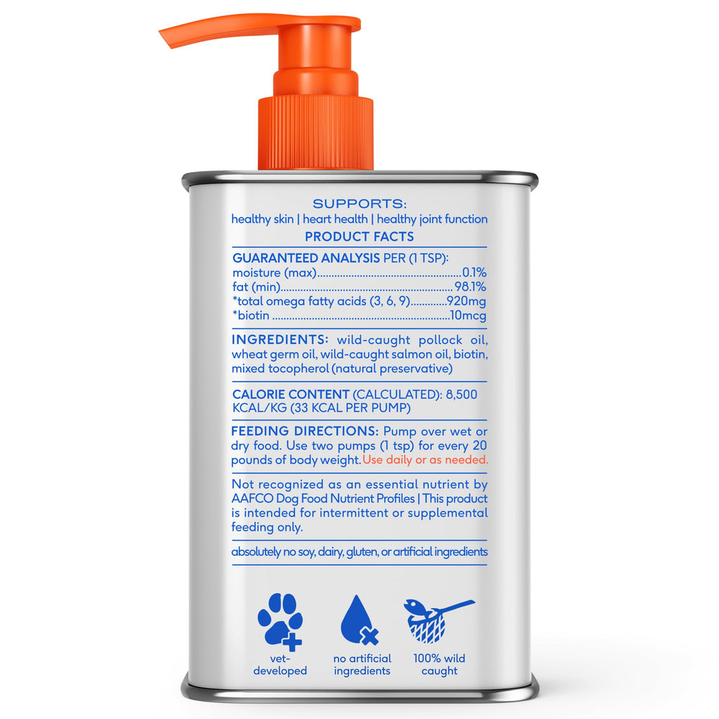 Omega 3 Fish Oil for Dogs & Cats 8oz O984624