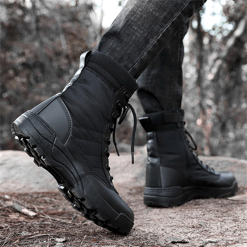 8 Inch High Top Suede Leather Military Tactical Boots P774
