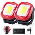 Magnetic Work Light, 42 LEDs 1000 Lumens Rechargeable Portable Inspection Light (2 PCS) I438540