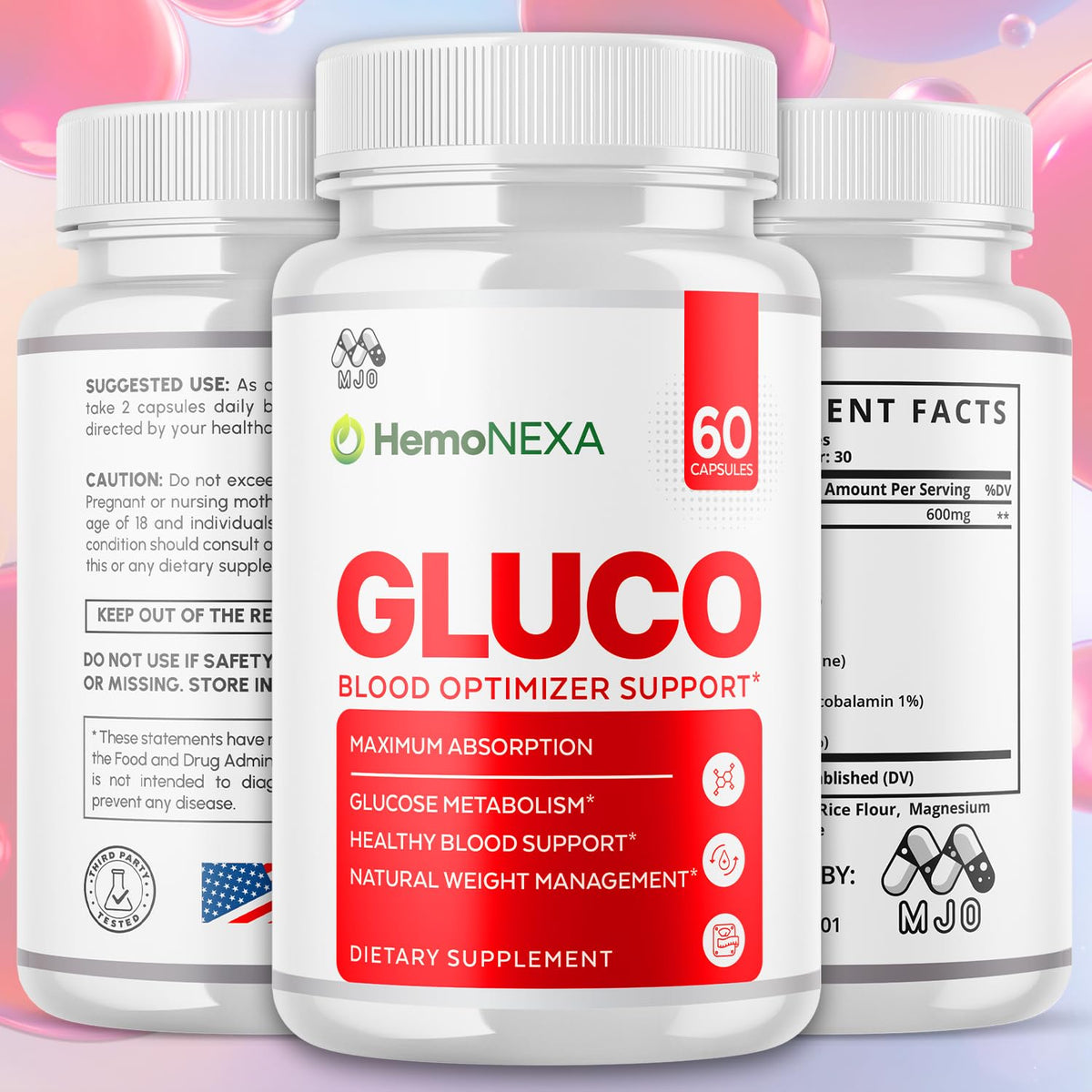 3 Pack 180 Capsules F1275
