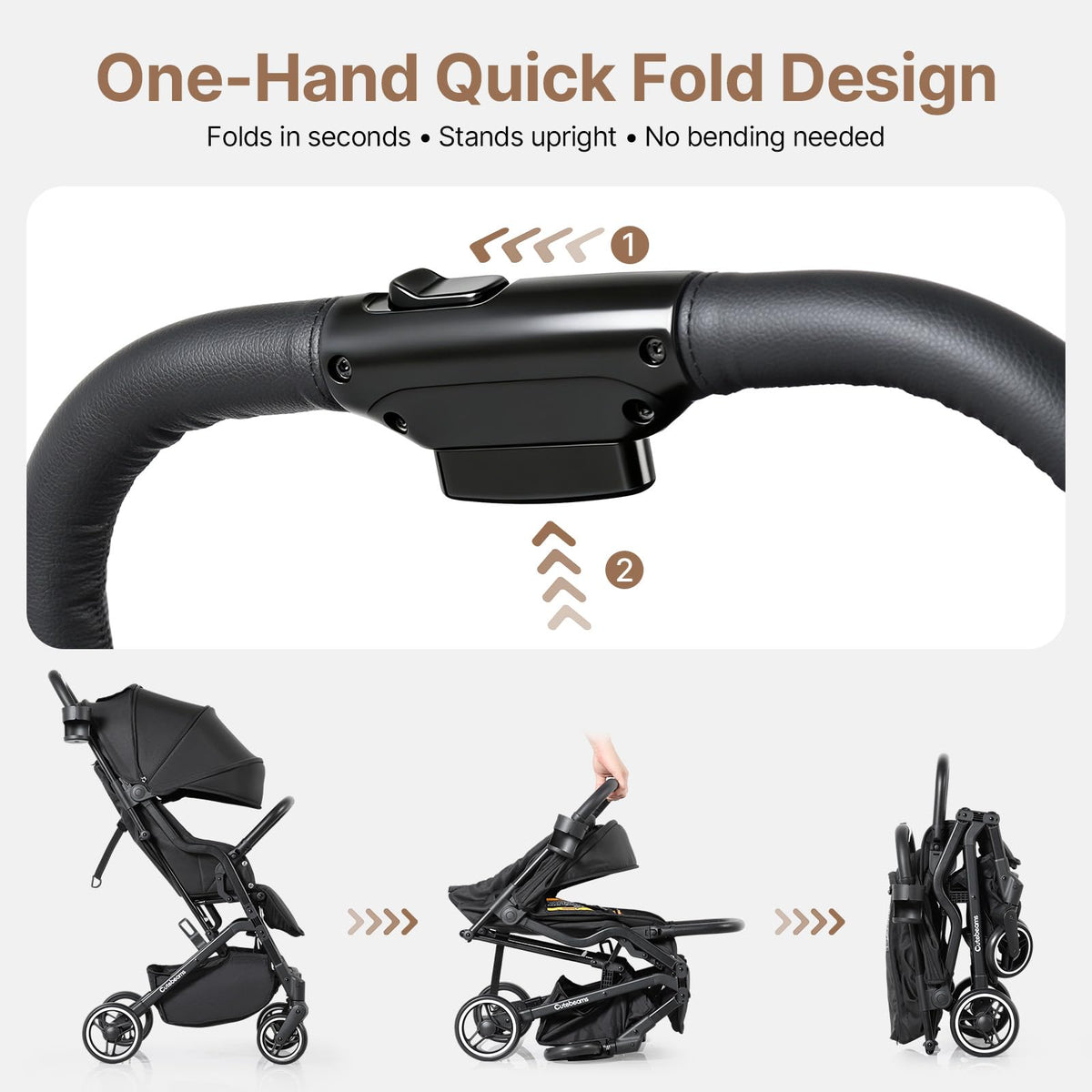 Lightweight Compact Travel Stroller J837