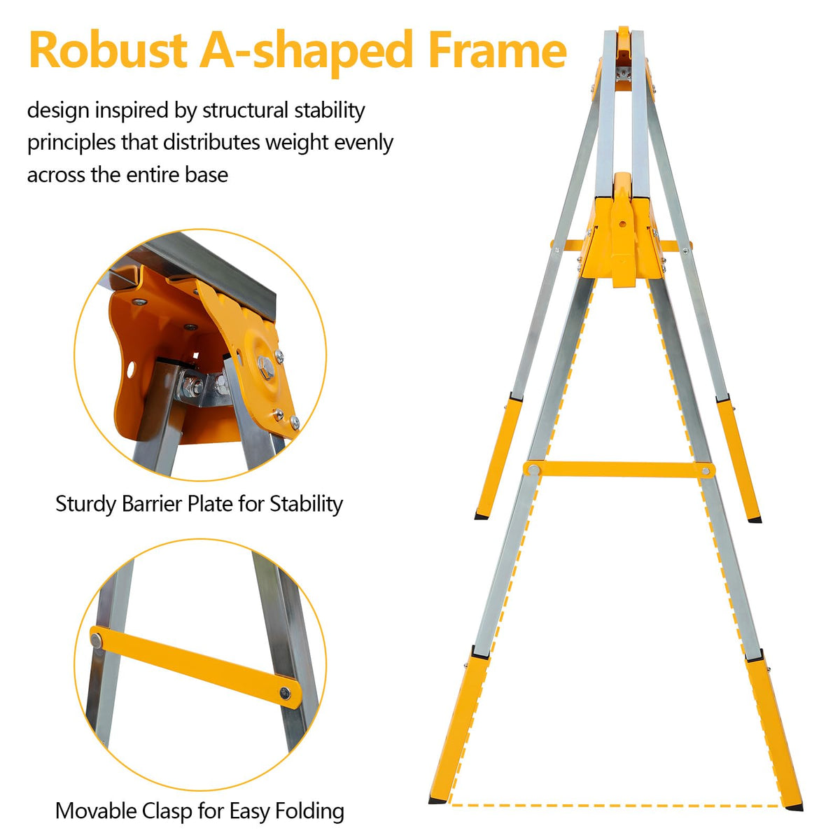 Heavy Duty Folding Sawhorse 2 Pack G69423