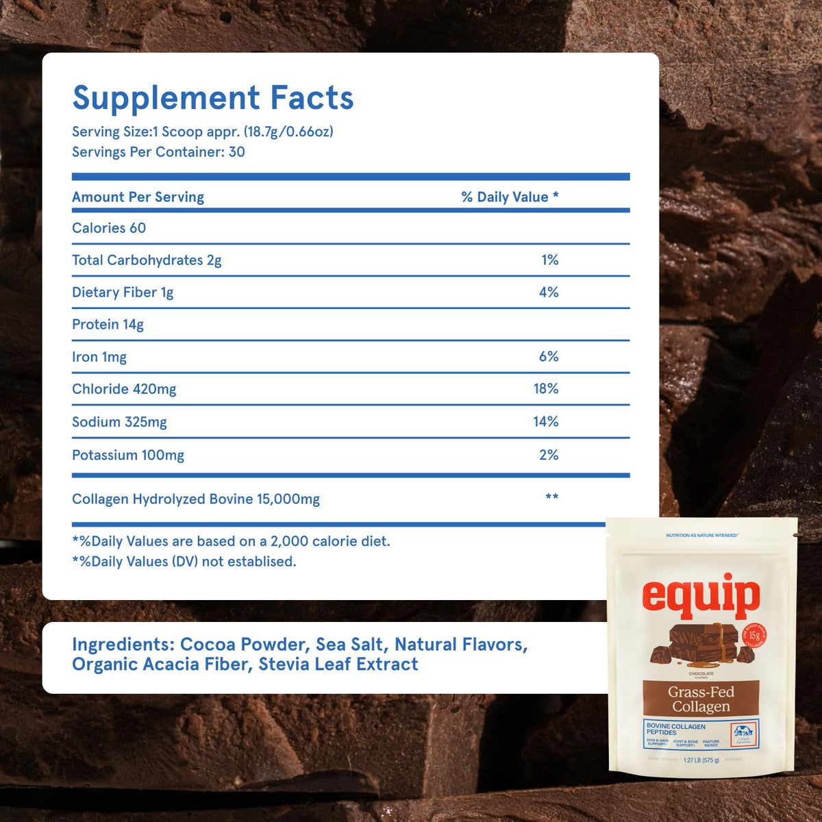 Grass Fed Hydrolyzed Bovine Collagen Peptides Powder U71293