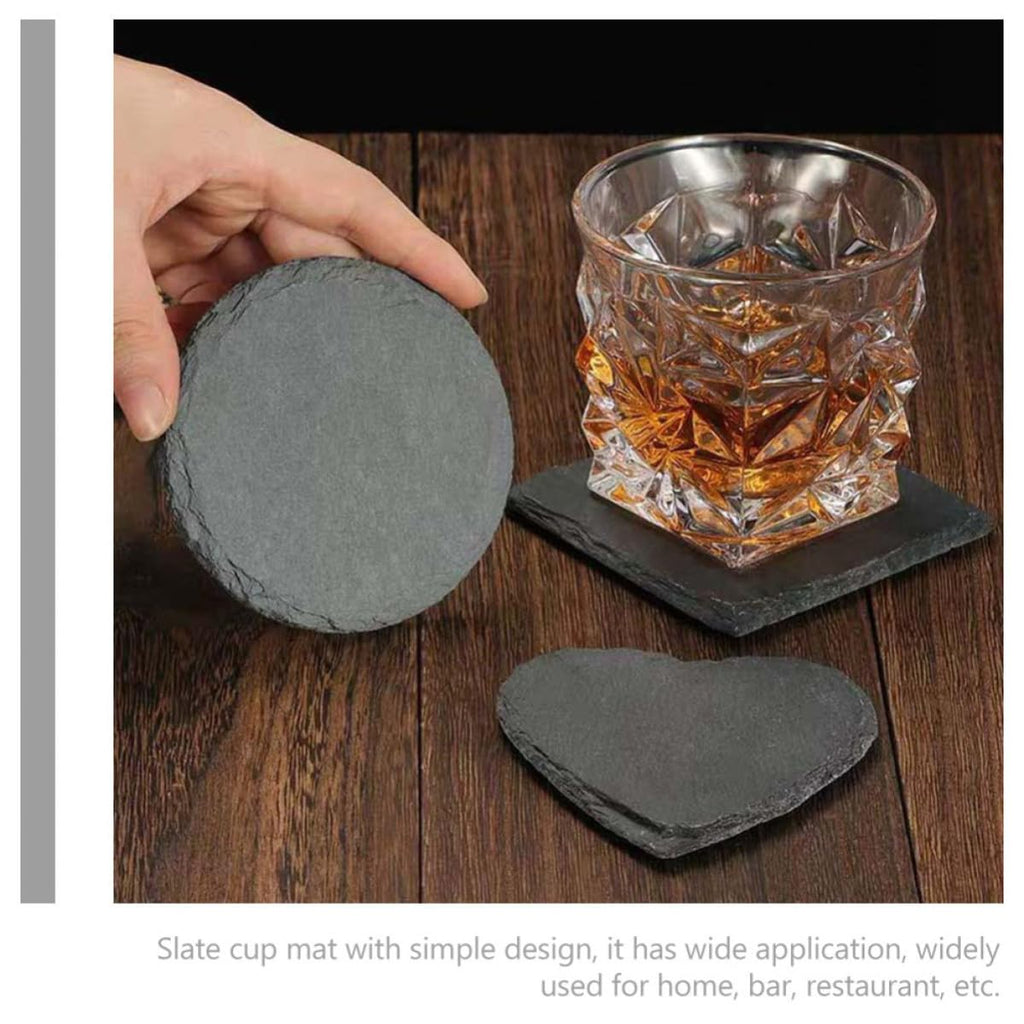 12pcs Natural Stone Square Coasters Set T5289