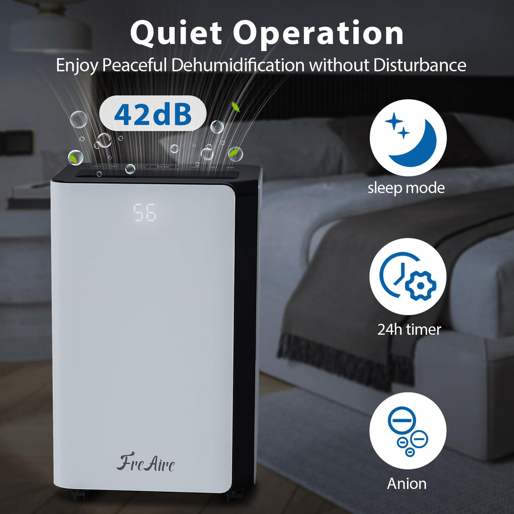 4,500 Sq. Ft. 50 Pint Dehumidifier with Auto or Manual Drainage A8356