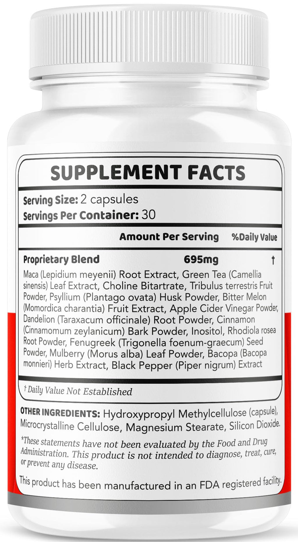 All Natural Formula Capsules, 60 Capsules for 1 Month L356501