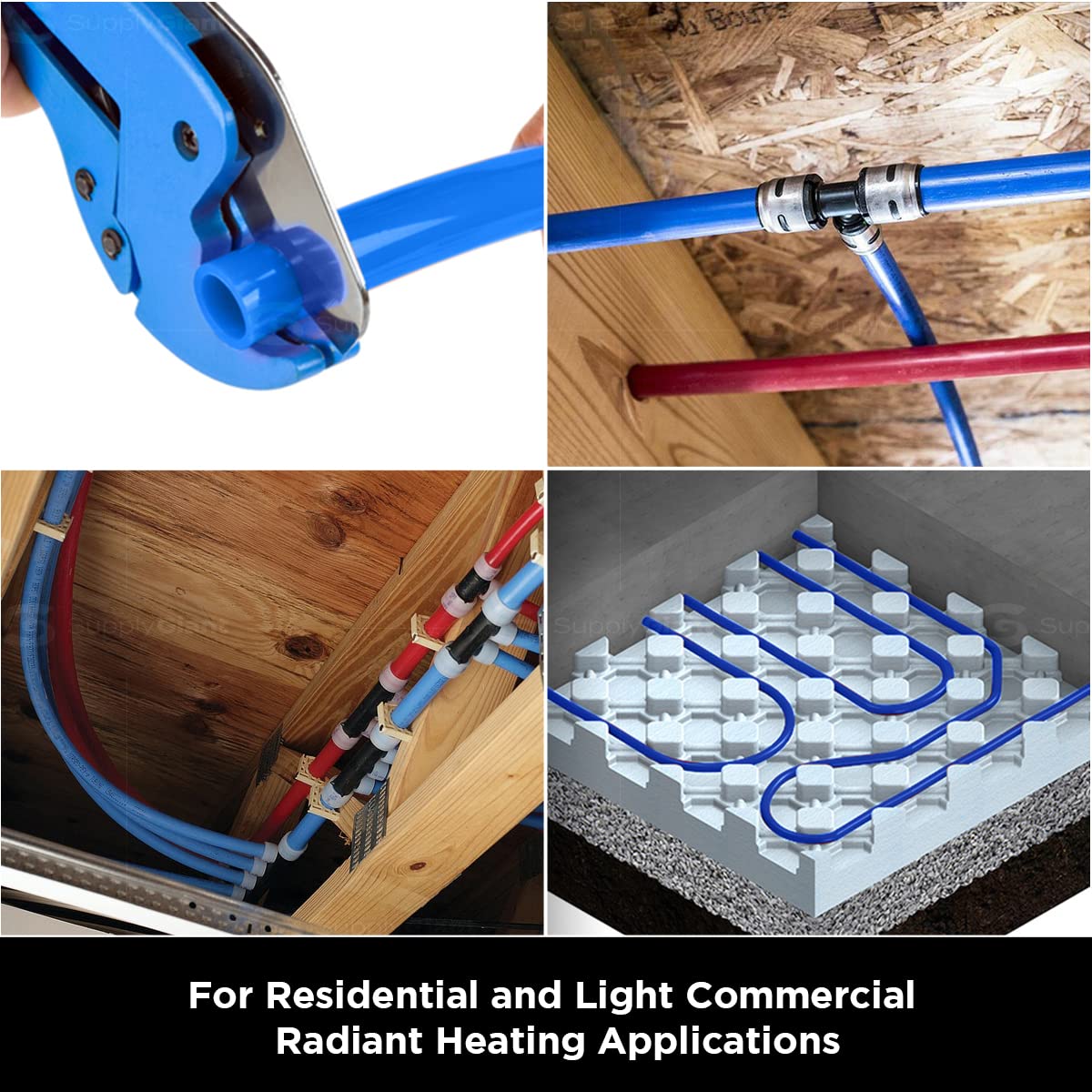 3/4 In x 100 Ft Blue PEX-B Pipe G7705