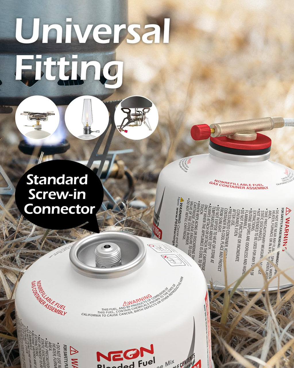 Isobutane Fuel Canister 100g F6590