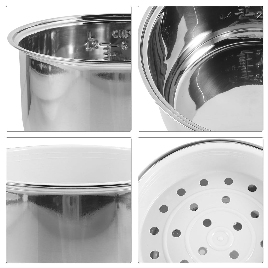 3L Stainless Steel Non-Stick Rice Cooker Inner Pot S341