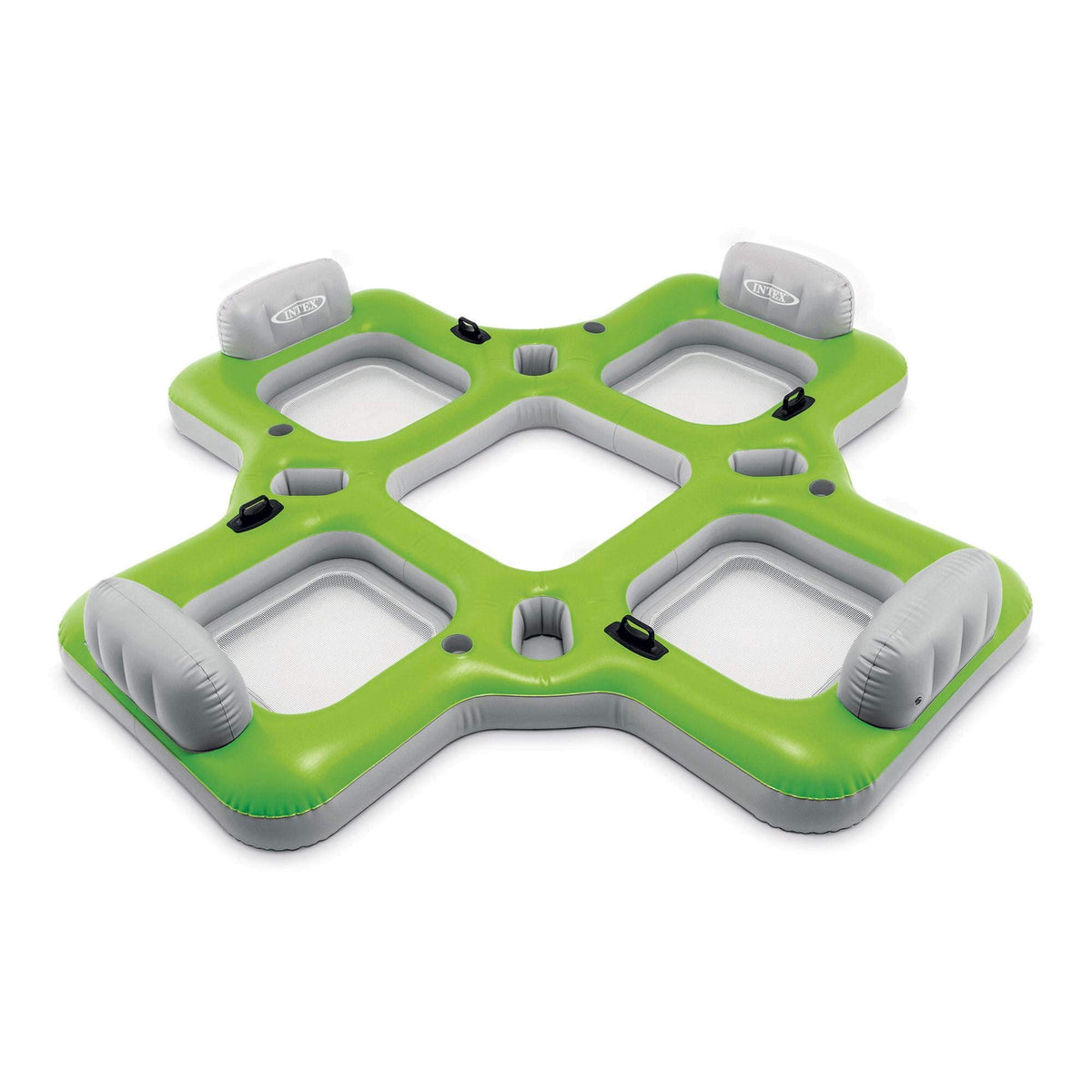 Inflatable 4 Seat PVC Pool Raft Green V27549