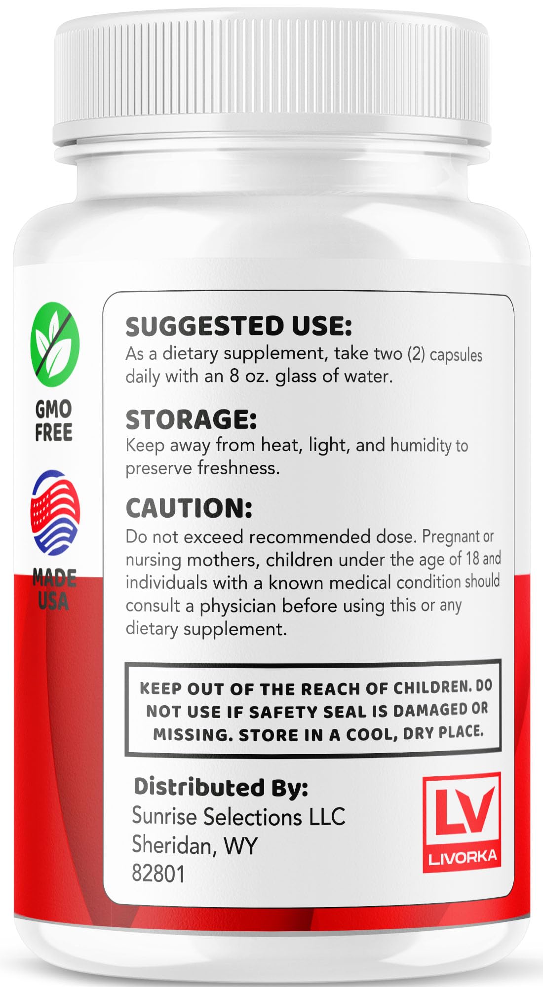 All Natural Formula Capsules, 60 Capsules for 1 Month L356501