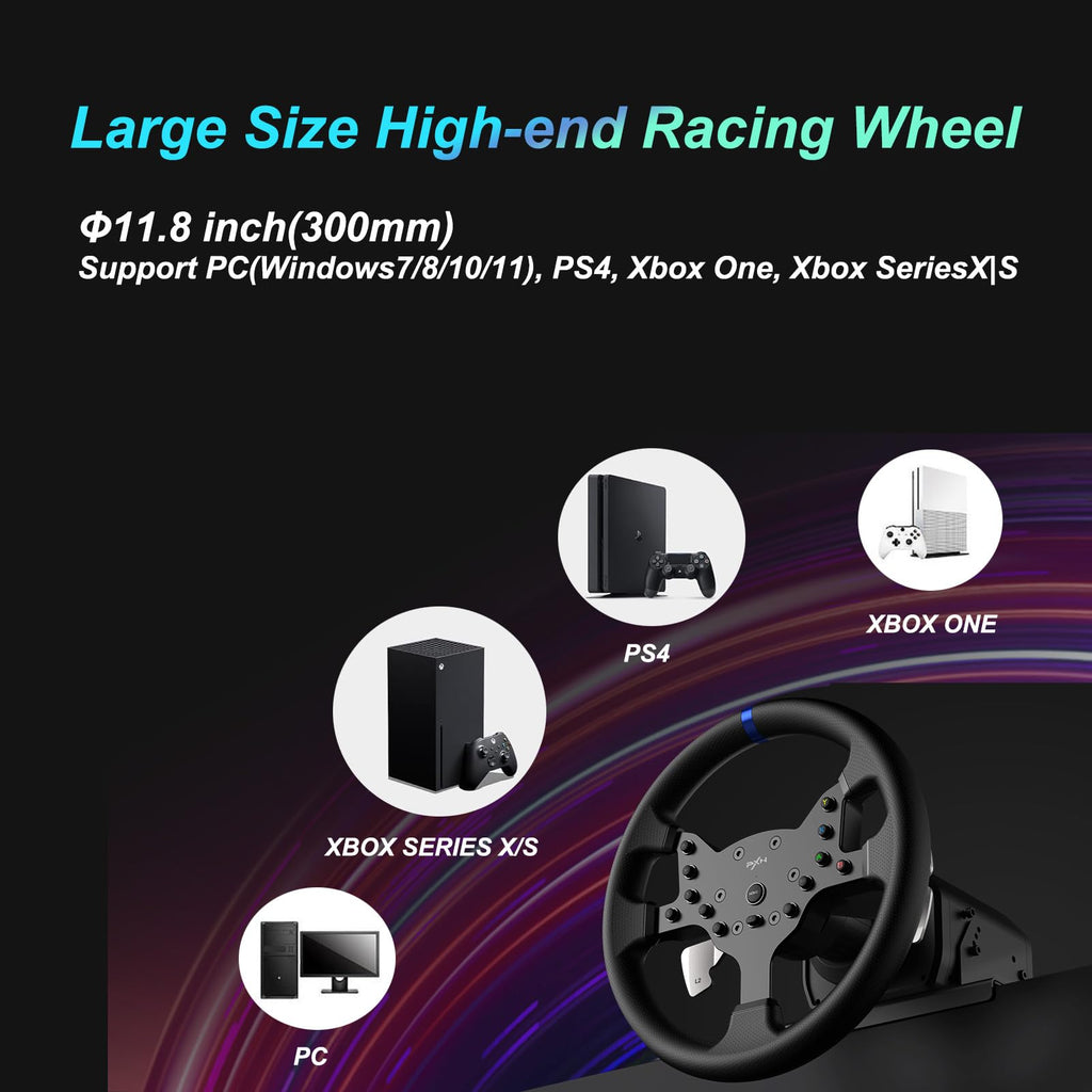 Force Feedback PC Racing Wheel H604394