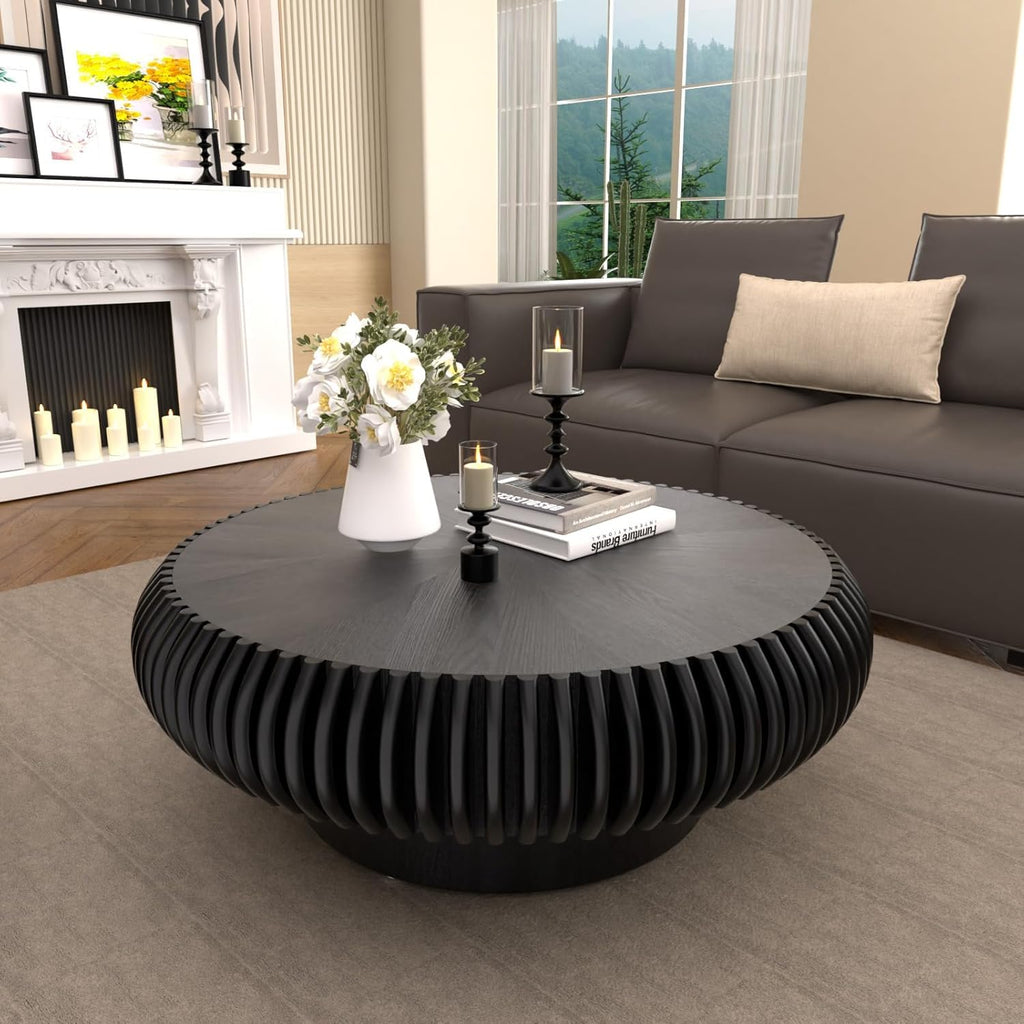 Black Round Coffee Table A84515