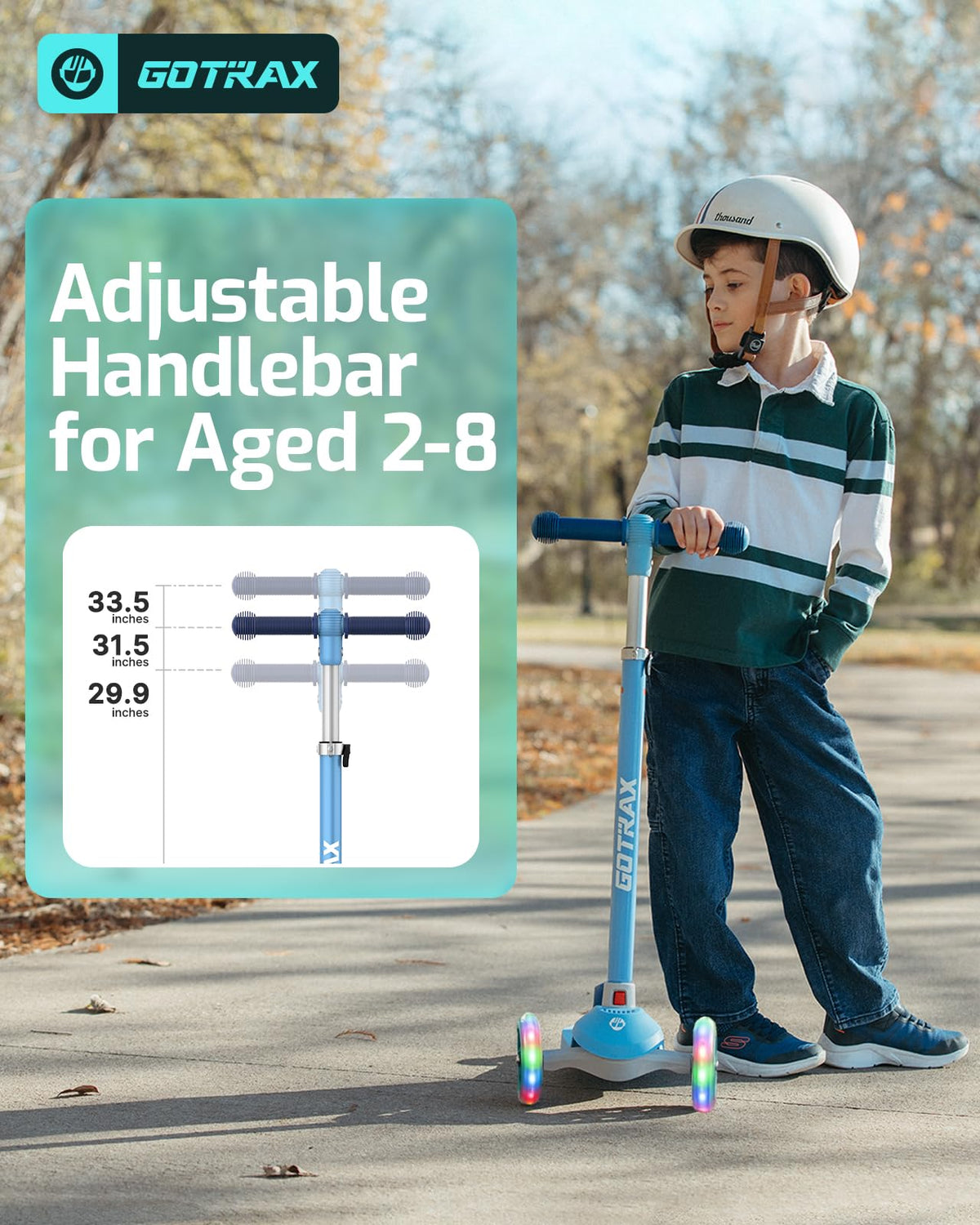 Kids 3 Wheels Kick Scooter P8874