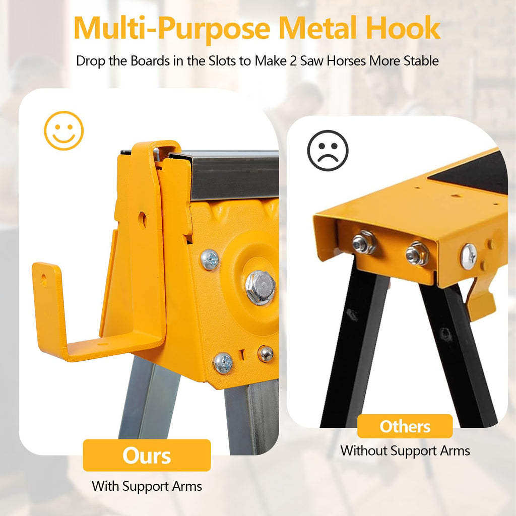 Heavy Duty Folding Sawhorse 2 Pack G69423