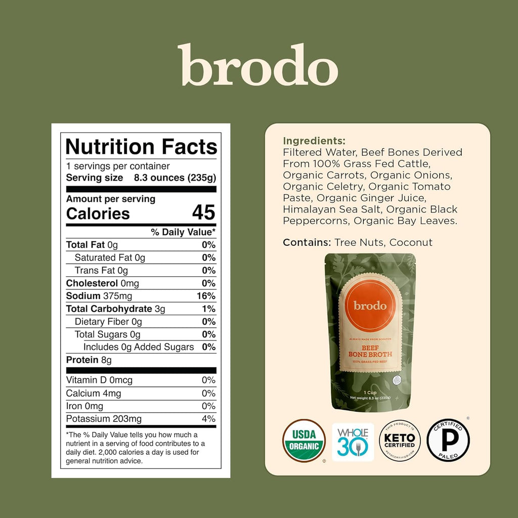 Bone Broth Variety Pack 4 x 25 oz C3105