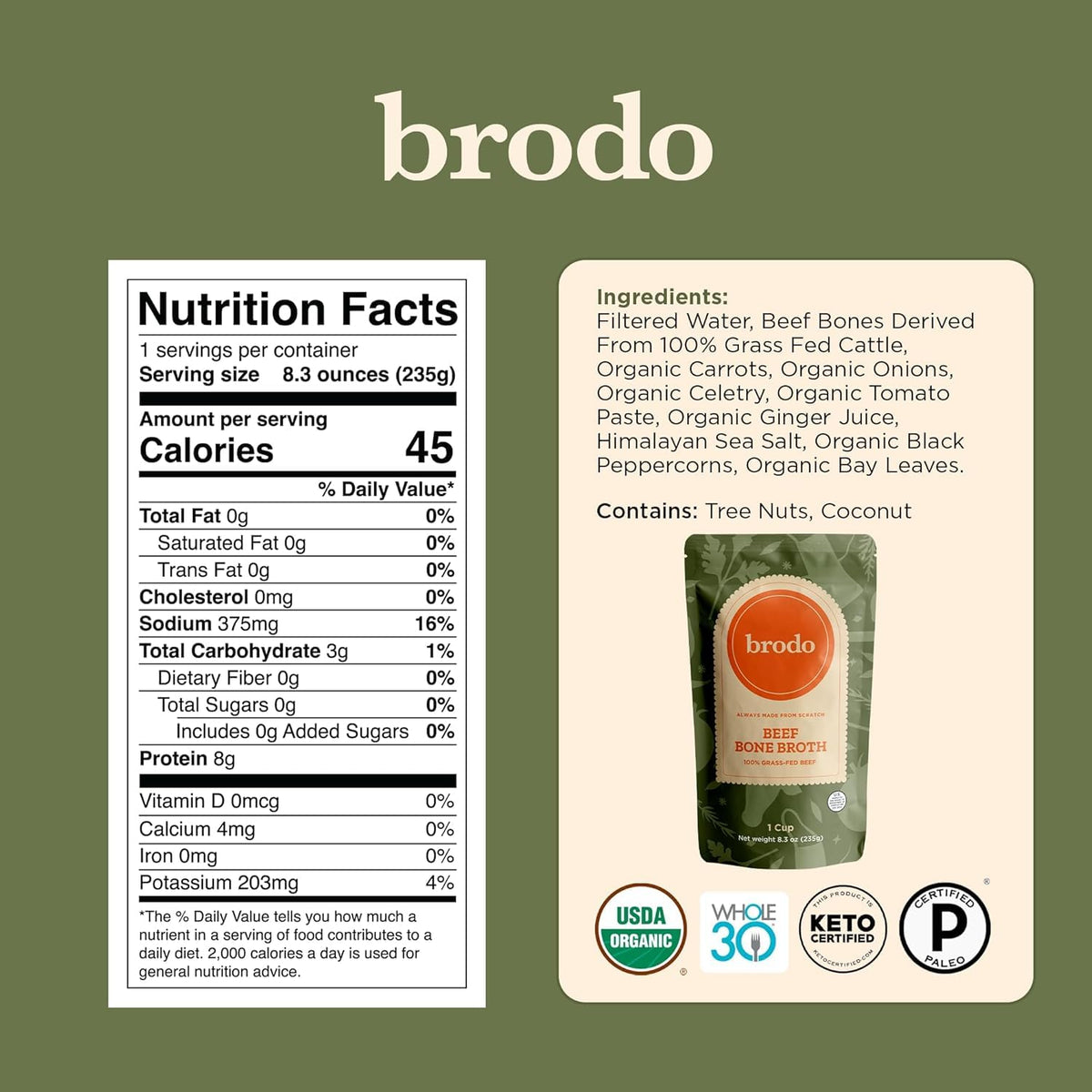 Bone Broth Variety Pack 4 x 25 oz C3105