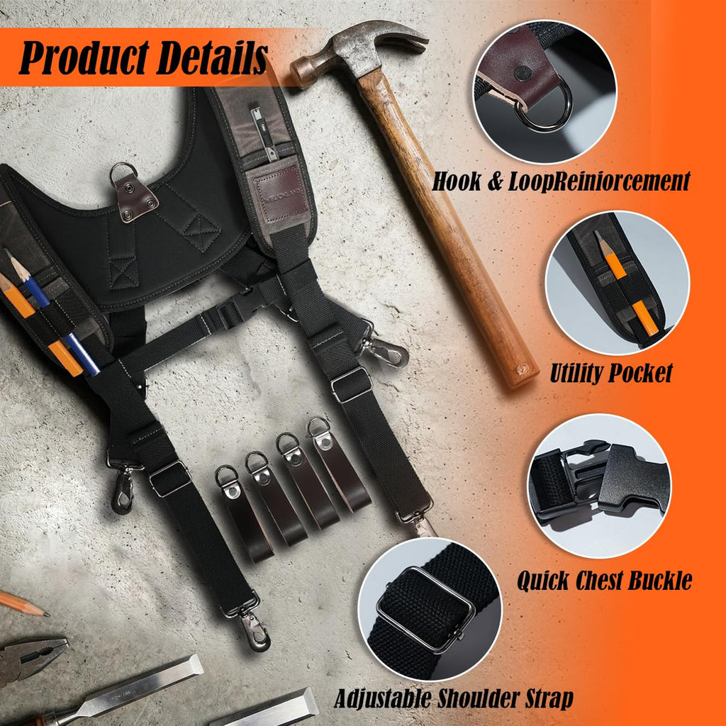 Canvas Tool Belt Suspenders W909
