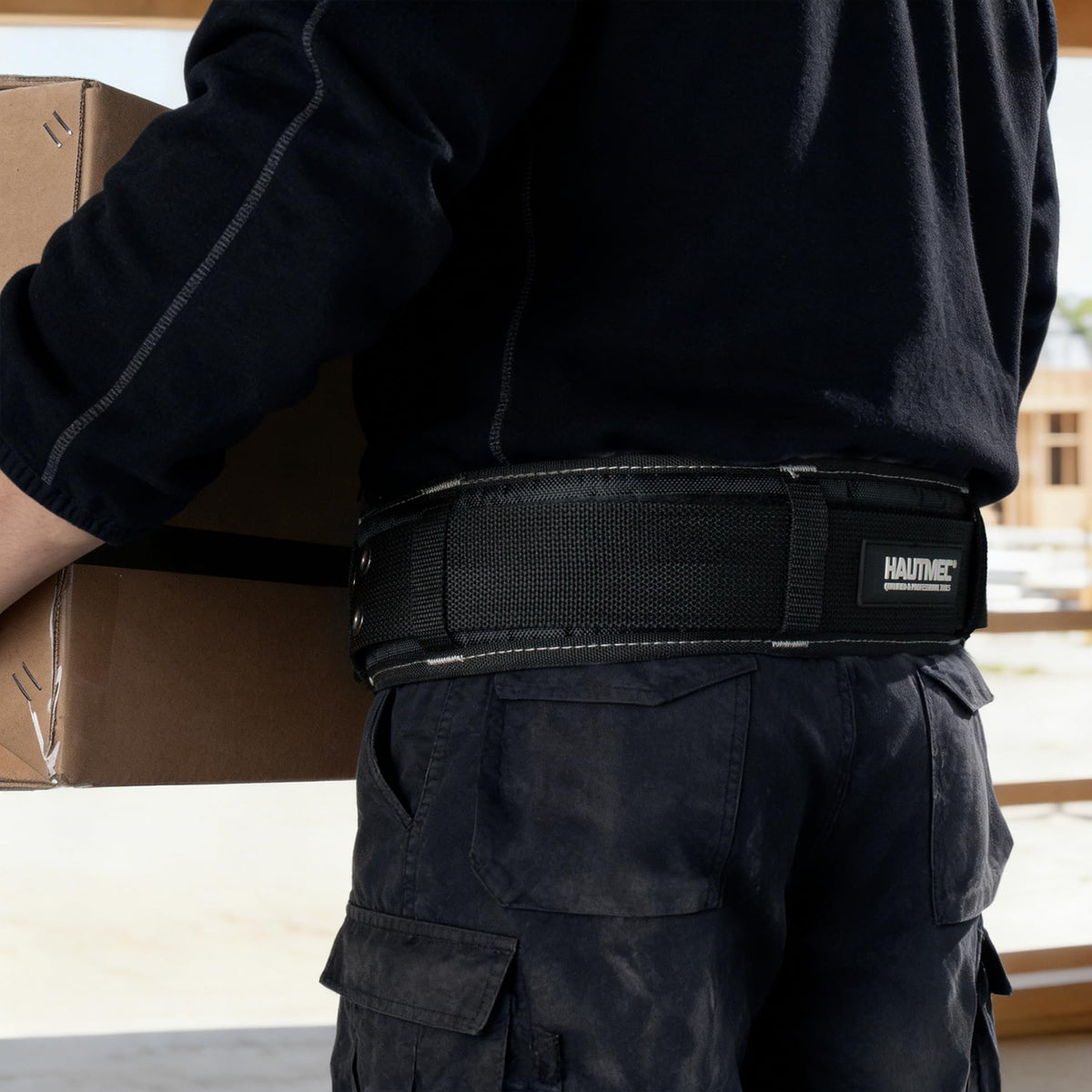 Heavy-Duty Padded Tool Belt, 3.5" Wide Adjustable Work Belt F318