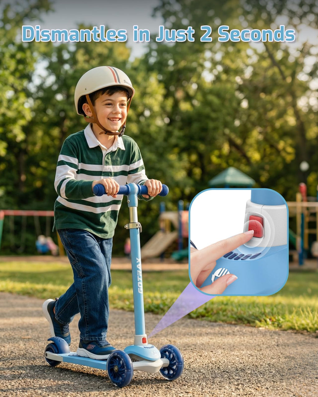 Kids 3 Wheels Kick Scooter P8874