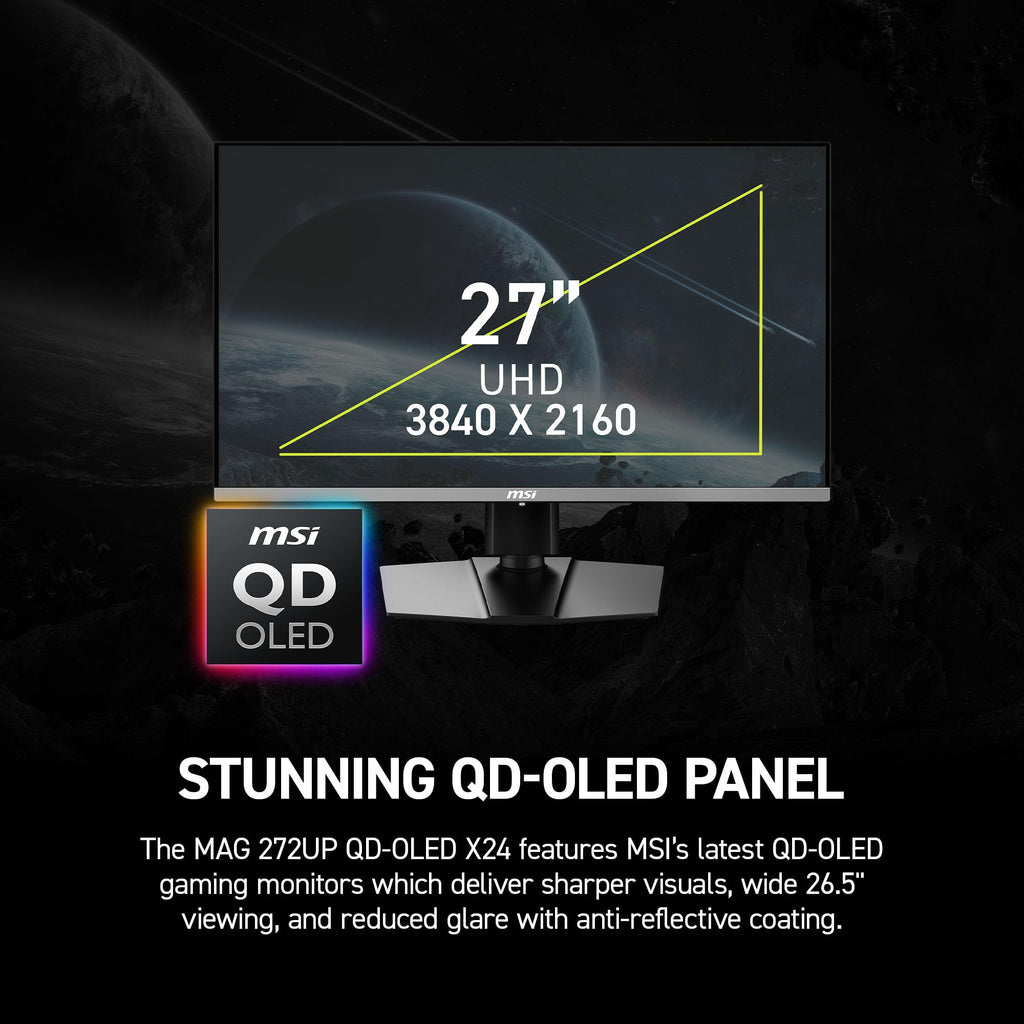27-Inch 4K UHD 240Hz QD-OLED Gaming Monitor K916