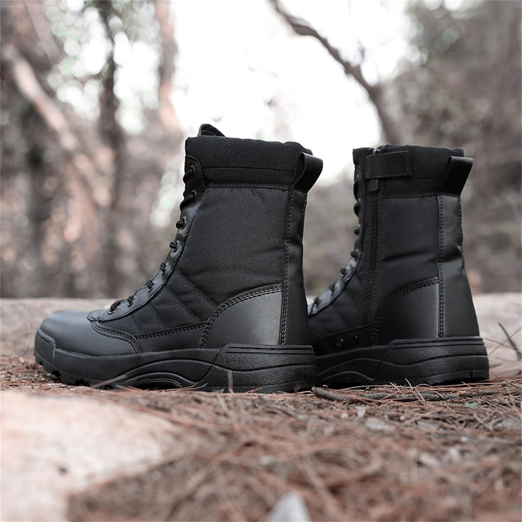 8 Inch High Top Suede Leather Military Tactical Boots P774