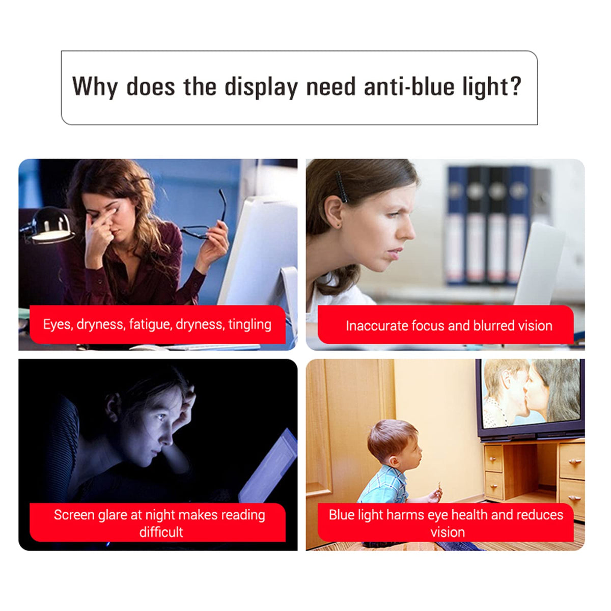 Anti-Glare Screen Protector for 40/42/43 Inch TV R688