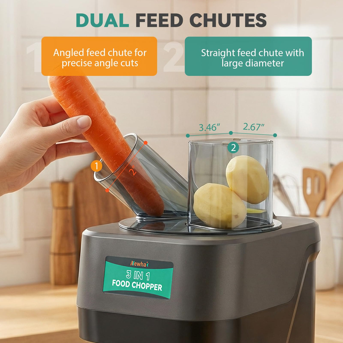 3 in 1 Electric Vegetable Chopper U419