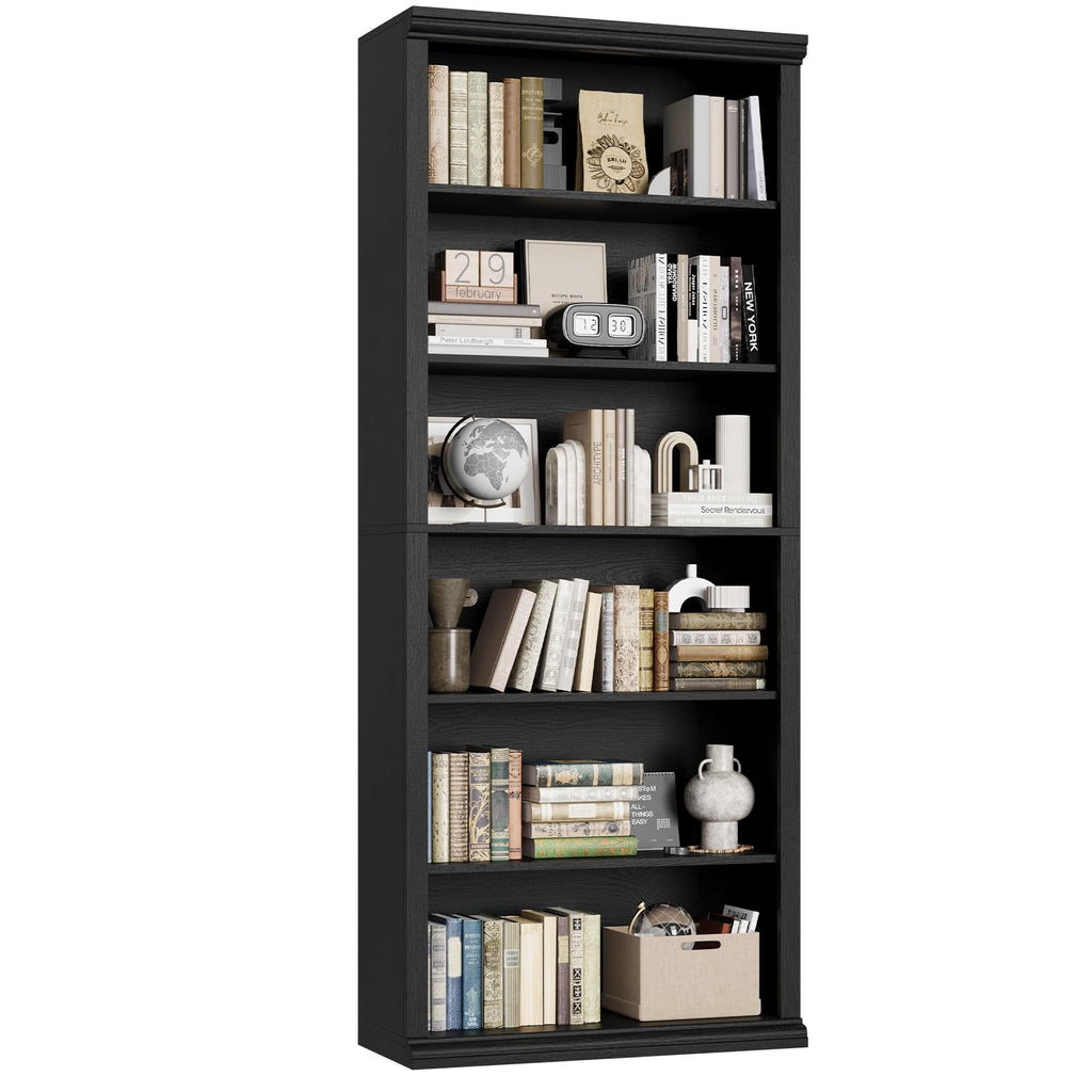 Black Tall Bookshelf W457