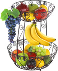 2-Tier Countertop Fruit Basket Bowl Storage N308