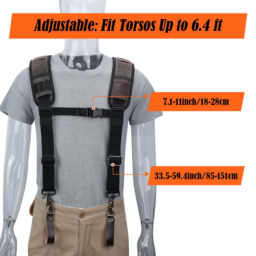 Canvas Tool Belt Suspenders W909