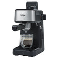 4-Shot Steam Espresso Cappuccino and Latte Maker with Stainless Steel Frothing Pitcher F874659