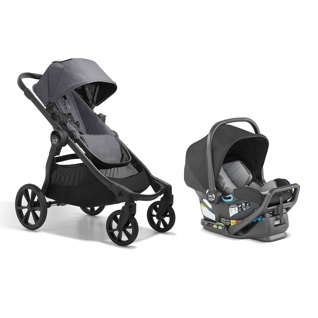 Single-to-Double Modular Travel System with Infant Car Seat E641