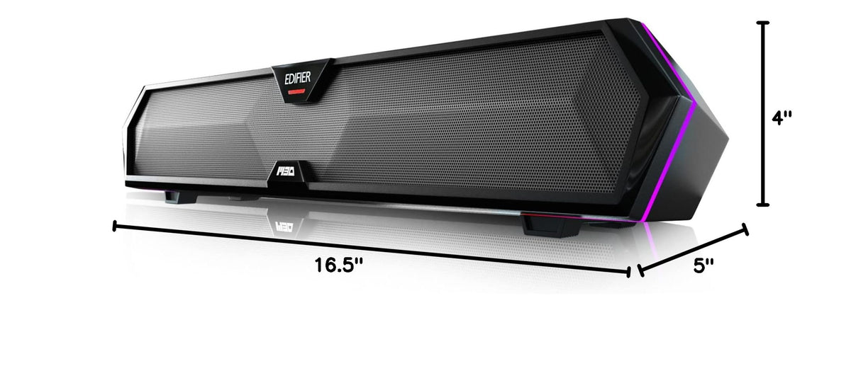 Computer Sound Bar with Deep Bass RGB Microphone Bluetooth 5.3 USB S30418