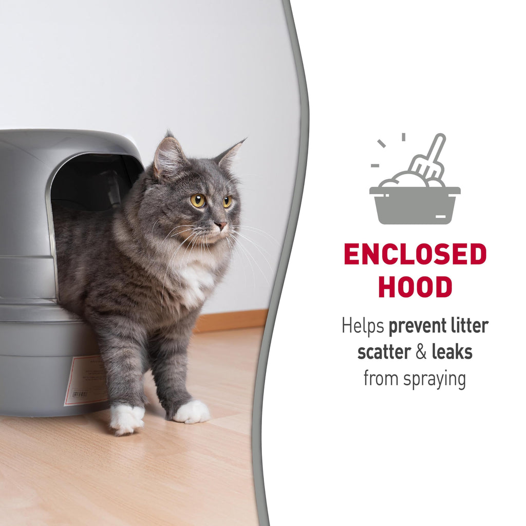 Hooded Flip Top Cat Litter Box with Charcoal Filter I2501