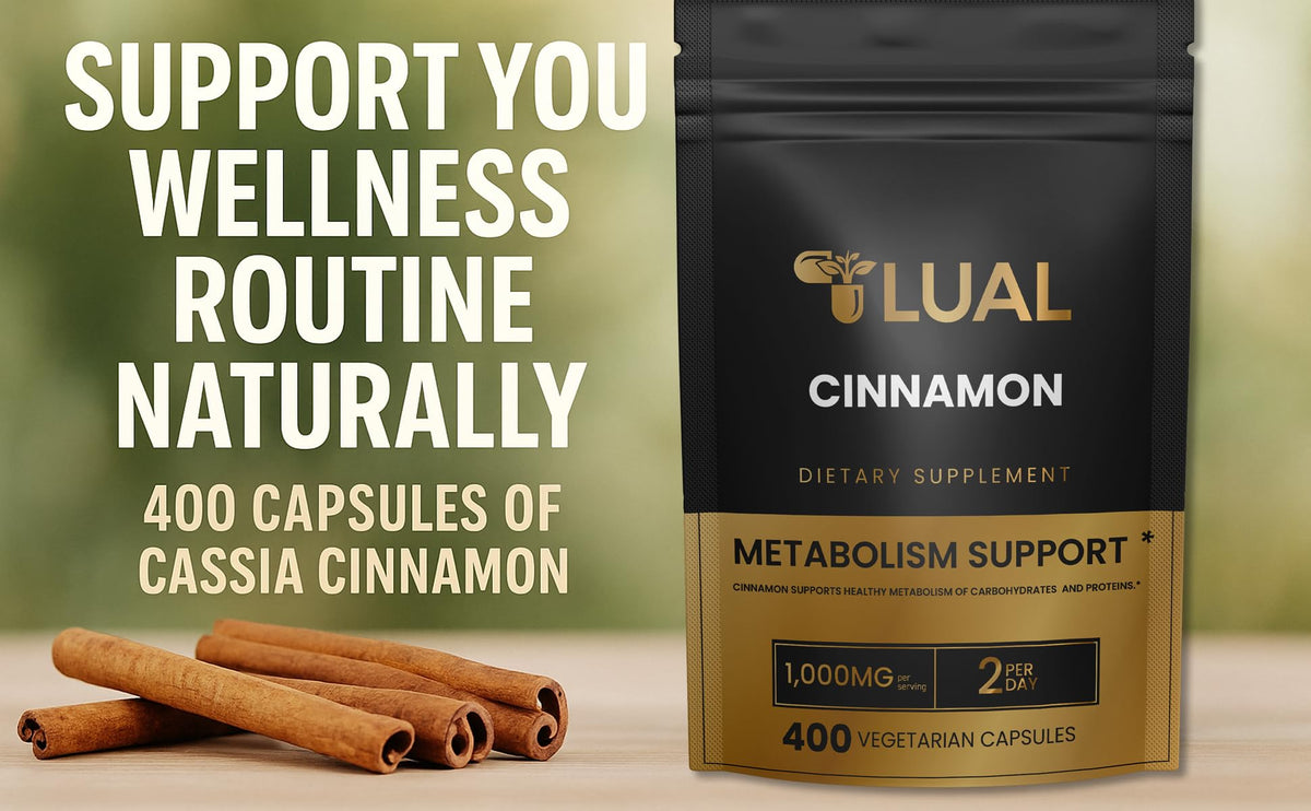 Cinnamon Supplement 1000mg 400 Vegetarian Capsules H7990