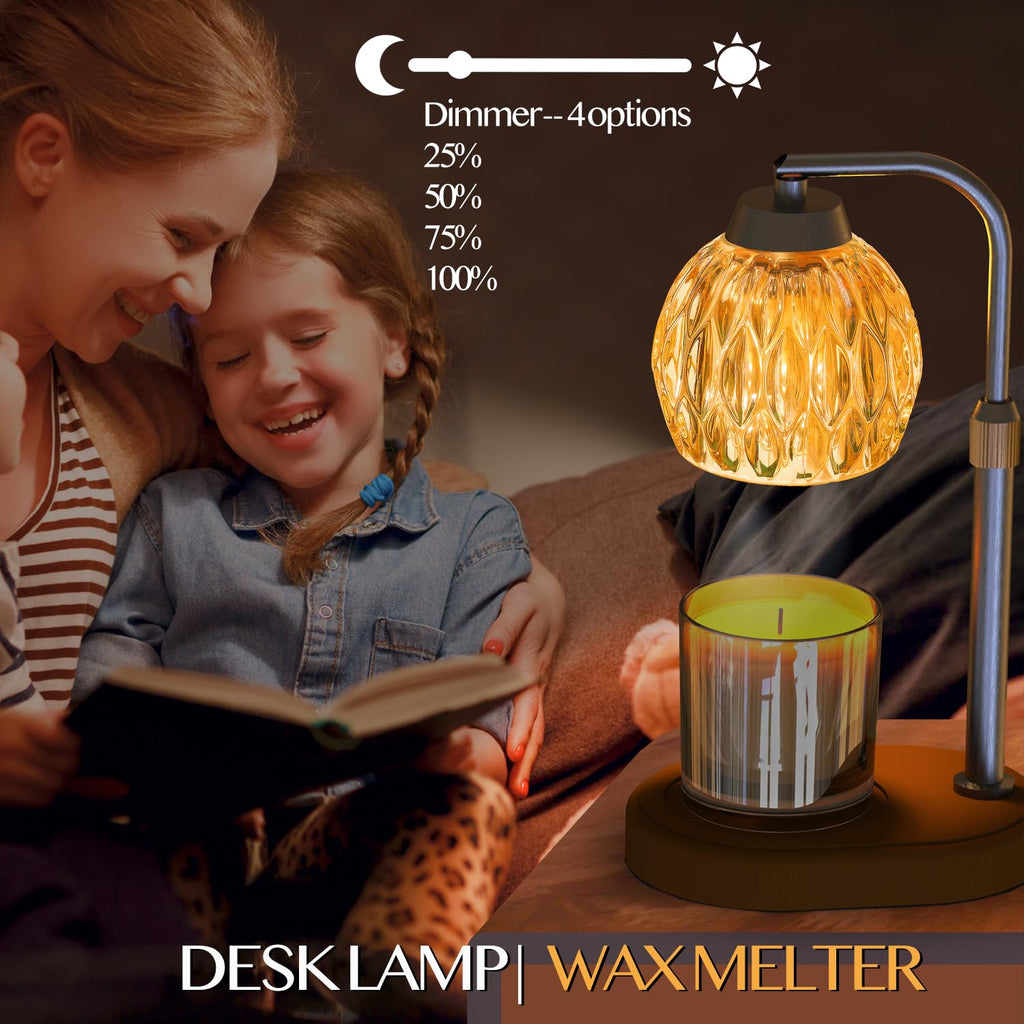 Candle Warmer Lamp with Timer Dimmer Adjustable T56331