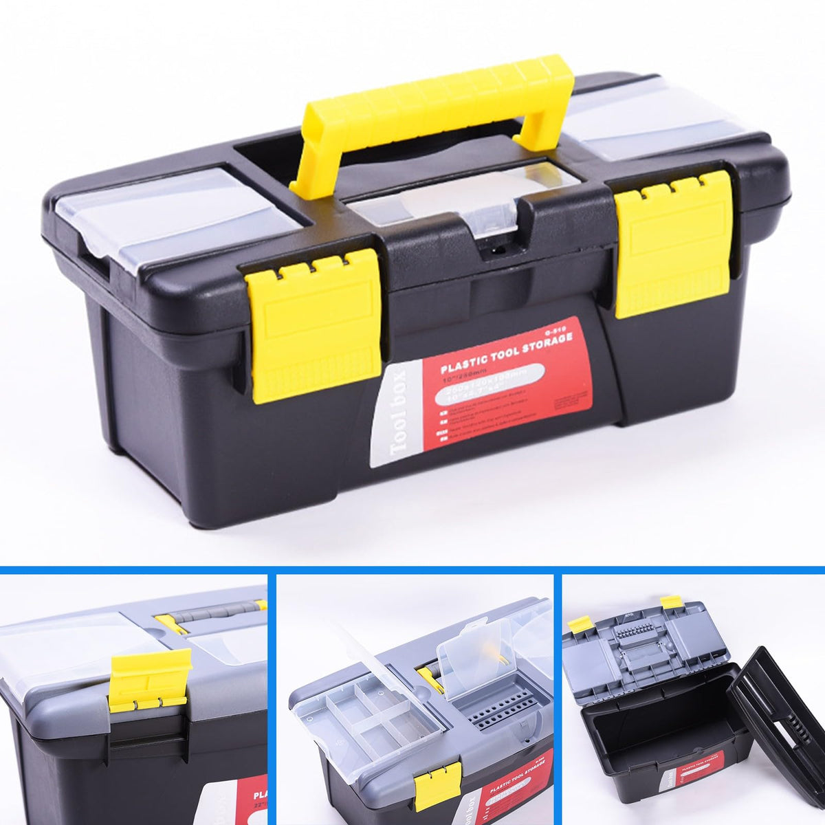 Stackable Plastic Tool Box Organizer A306