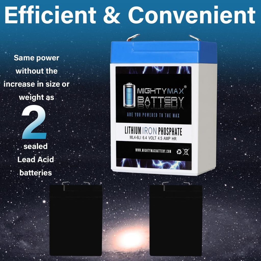 6V 4.5AH Lithium Replacement Battery Z672661