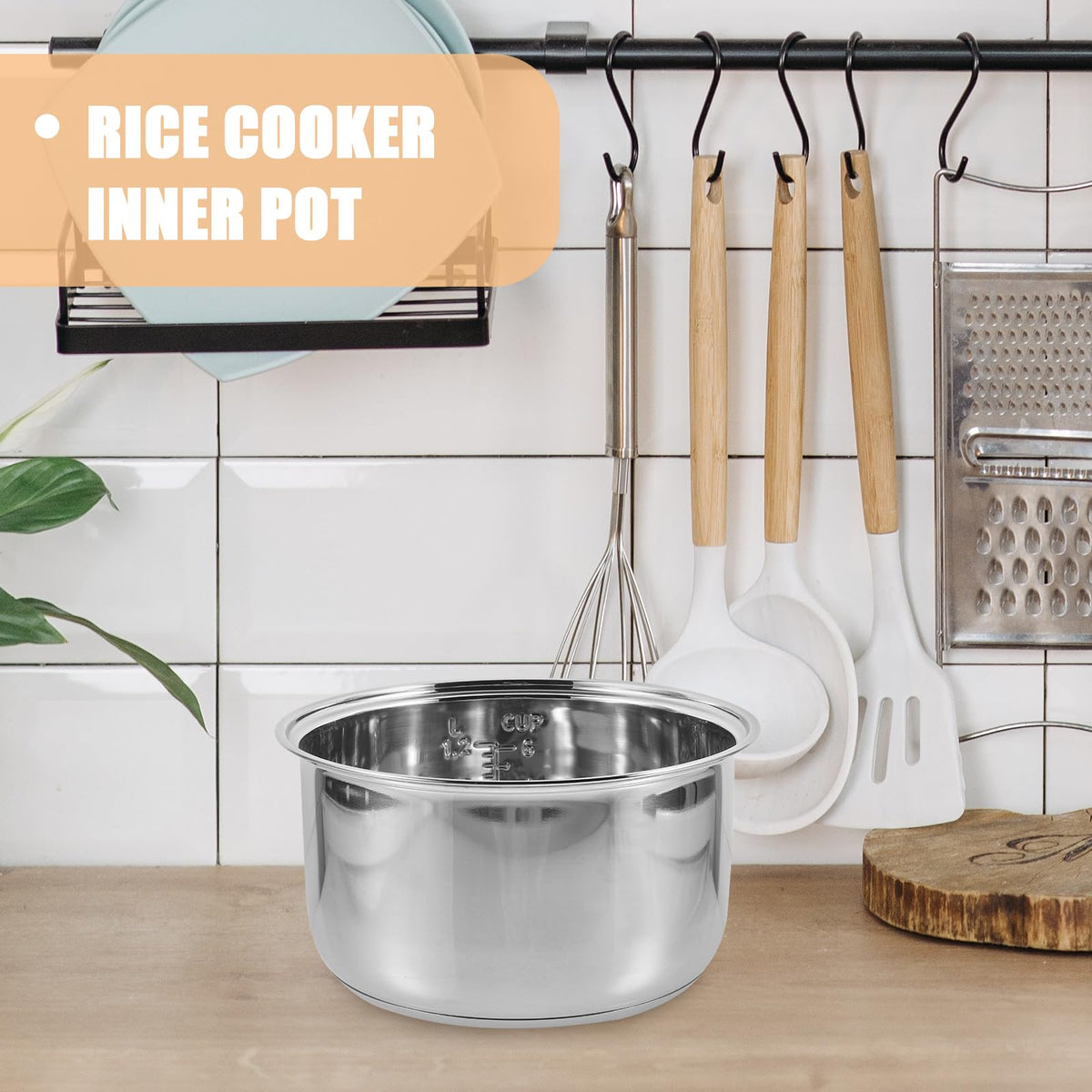 3L Stainless Steel Non-Stick Rice Cooker Inner Pot S341
