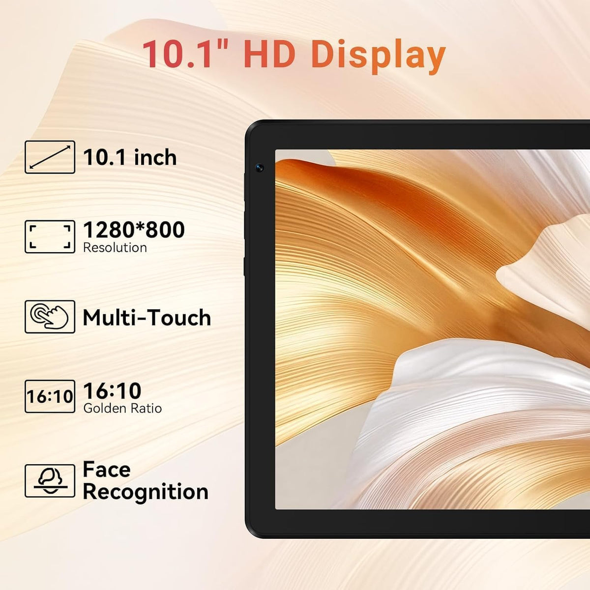 10.1" Android 16 Tablet Octa-core 36GB+128GB Dual Camera Y36472