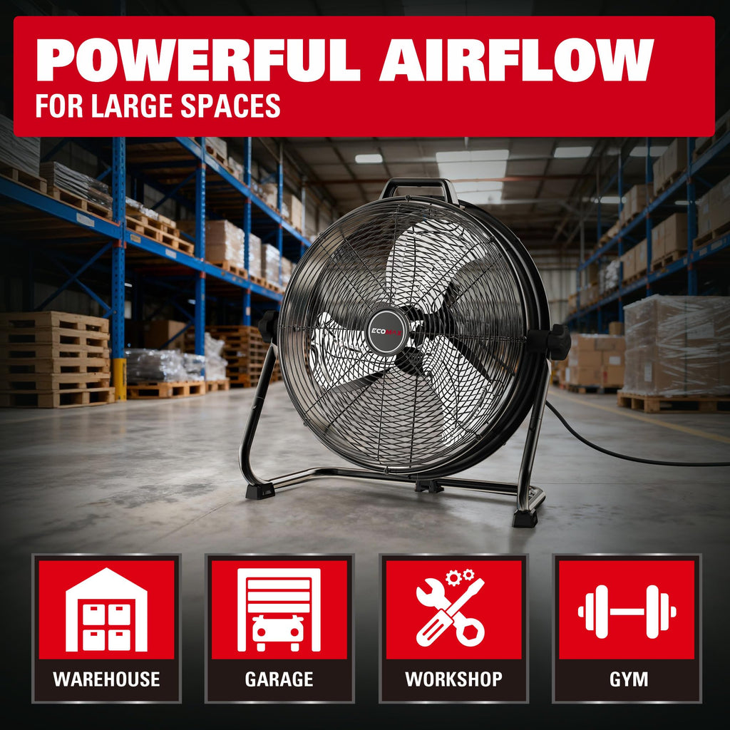 20-Inch 2300 CFM 3-Speed Industrial Drum Fan M54088