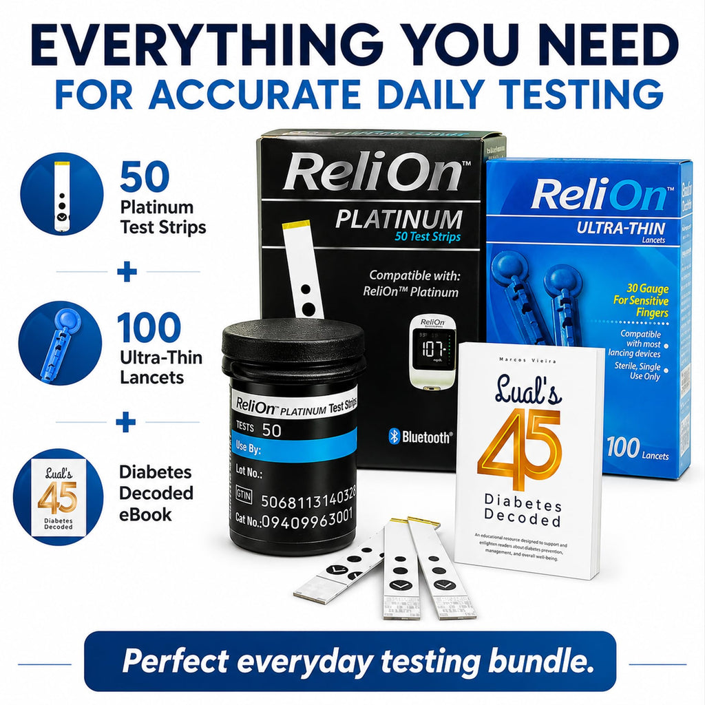 Test Strips 50 count + Lancets for Glucose Monitor Kit J18299