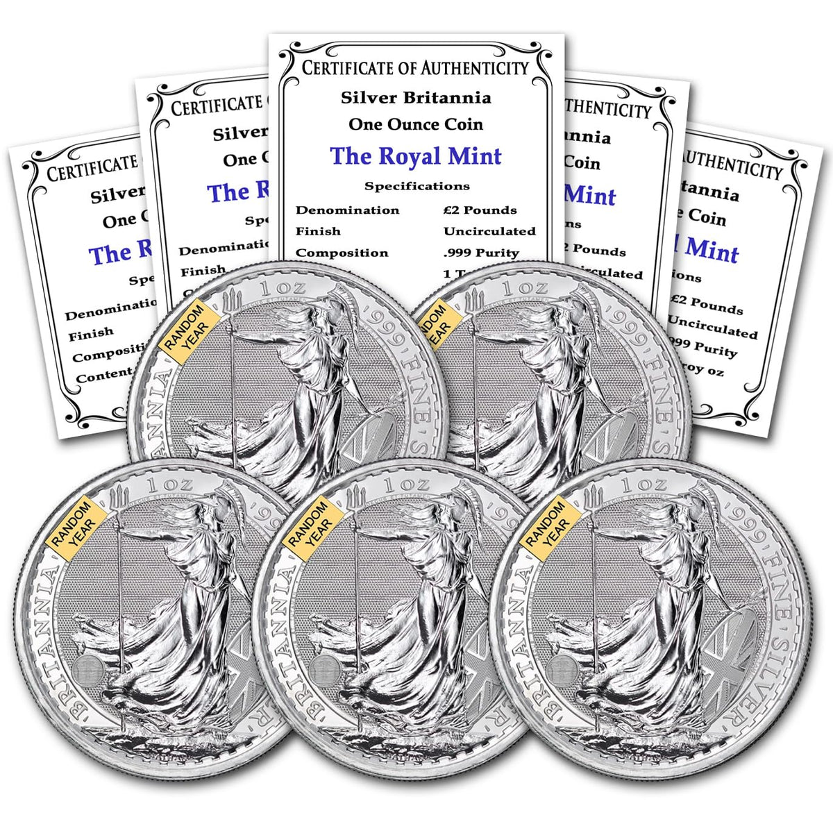 1 oz Silver Britannia Coins I338325