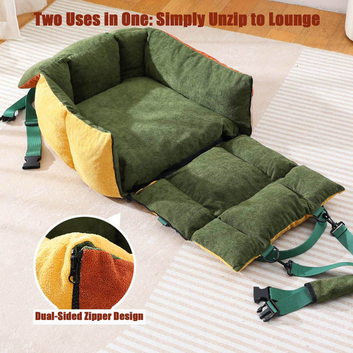 2-in-1 Dog Car Seat for Small Dogs M4128