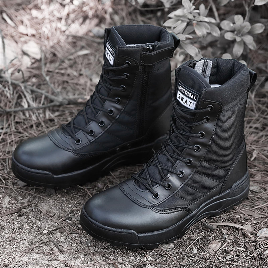 8 Inch High Top Suede Leather Military Tactical Boots P774