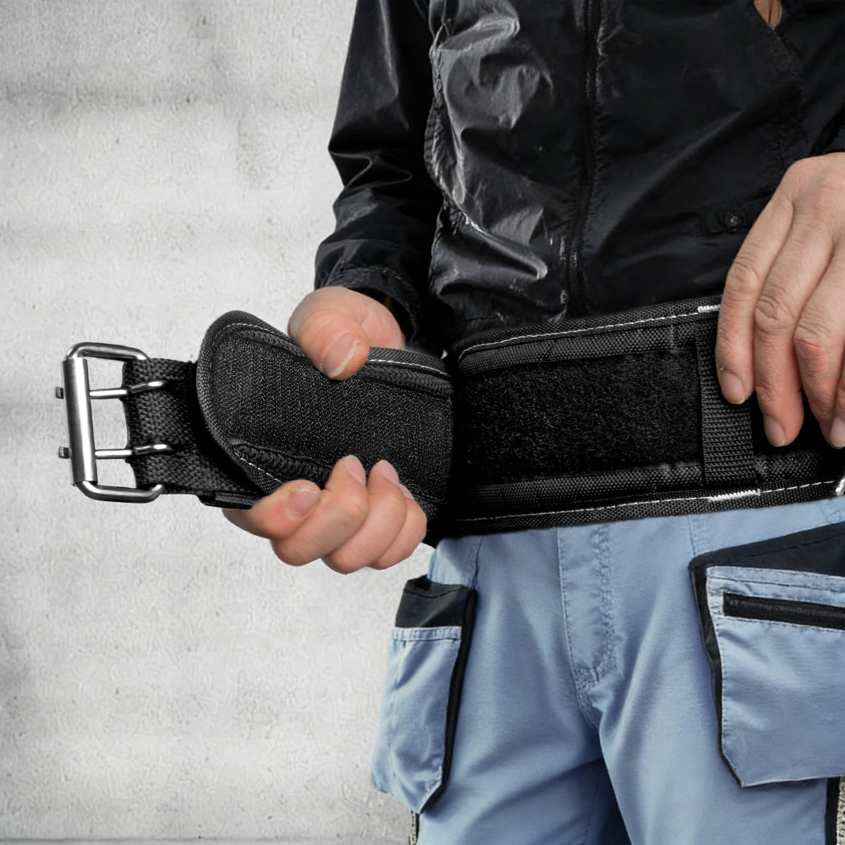 Heavy-Duty Padded Tool Belt, 3.5" Wide Adjustable Work Belt F318